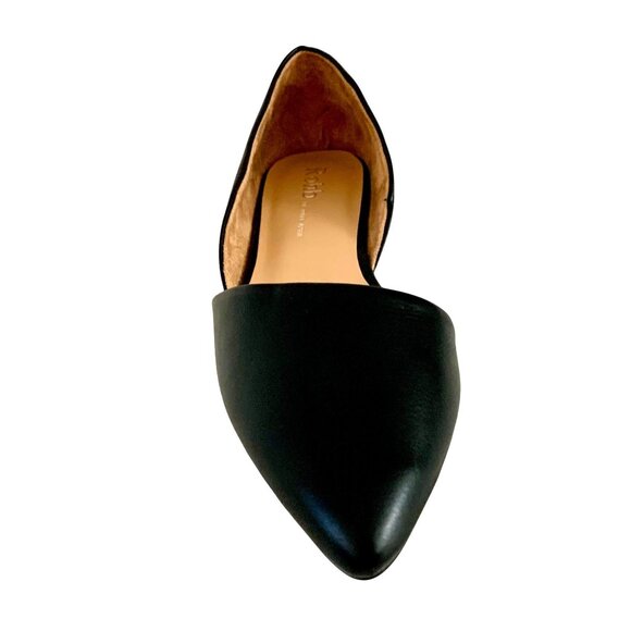 Rohb Joyce Azria Provence D’Orsay Ballet Flats Pointed Toe Size 8.5 Black - Picture 3 of 9